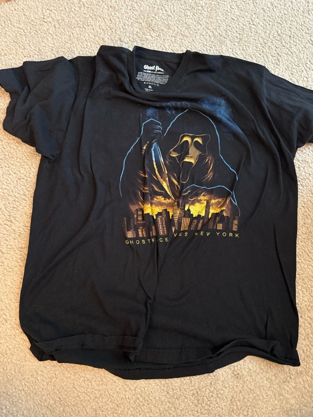 Scream Ghostface New York shirt